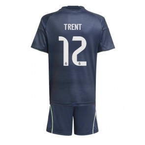 Lacne Dětský Futbalové dres Real Madrid Alexander-Arnold #12 2025-26 Krátky Rukáv - Preč (+ trenírky)